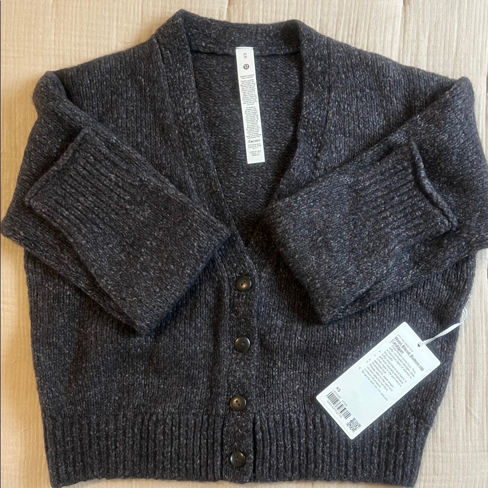NWT lululemon wool blend cardigan
